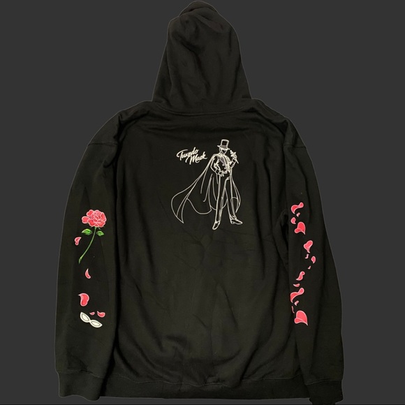 ❌Sold❌ Primitive x Sailor Moon Tuxedo Mask Hoodie - Picture 2 of 4